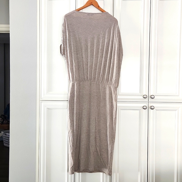 NWT REISS | Evelyn Drapey Jersey Dress - Nude - Picture 11 of 11